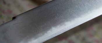 Pavel Bolf - Hira zukuri tanto in Aikuchi koshirae