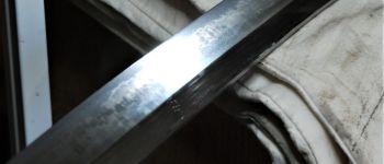 Pavel Bolf - Ichimonji katana detail hrotu