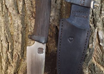 Pavel Bolf - nože z překládané oceli a oceli oroshigane 