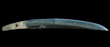 Pavel Bolf - Kontrastní zobrazení čepele Tanto Osoraku zukuri, Ichimonji