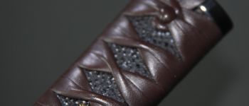 Pavel Bolf - katana v uchigatana koshirae, detail kashira