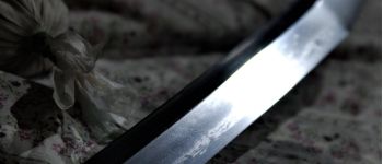 Pavel Bolf - Katana ve stylu období Nambokucho. Detail čepele.