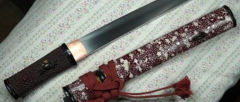 Pavel Bolf - Hira zukuri tanto in aikuchi koshirae