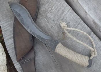 Pavel Bolf - nůž z nepřekládané oceli sunobe