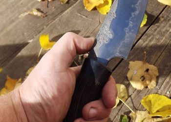 Pavel Bolf - nože z překládané oceli a oceli oroshigane 