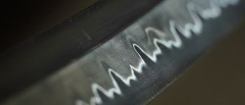 Pavel Bolf - katana sunobe pro tameshigiri, detail čepele