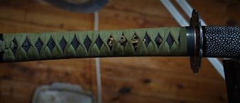 Pavel Bolf - Tachi ve stylu Kagemitsu v Tensho koshirae - tsuka