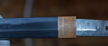 Pavel Bolf - Katana ve stylu období Nambokucho. Detail čepele.