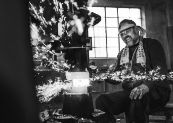 Pavel Bolf, fotogalerie kování meče školy Muramasa