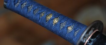 Pavel Bolf - Wakizashi ve stylu školy Ichimonji, tsuka