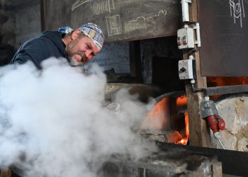 Pavel Bolf, fotogalerie kování meče školy Muramasa