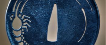 Pavel Bolf - Tachi v uchigatana koshirae, Kamakura Ichimonji styl, Tsuba