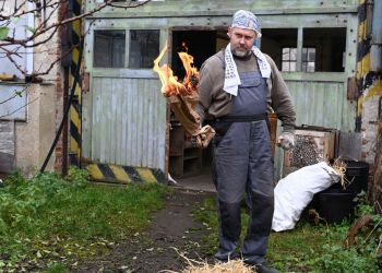 Pavel Bolf, fotogalerie kování meče školy Muramasa