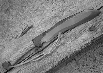 Pavel Bolf - nůž z nepřekládané oceli sunobe