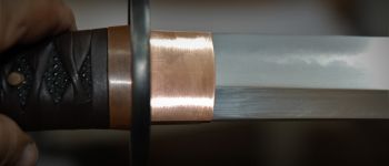 Pavel Bolf - Tachi v uchigatana koshirae, Kamakura Ichimonji styl, Habaki