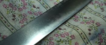 Pavel Bolf - Hira zukuri tanto in Aikuchi koshirae