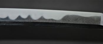 Pavel Bolf - O-wakizashi, Tensho koshirae, reprodukce Soshu stylu, detail čepele