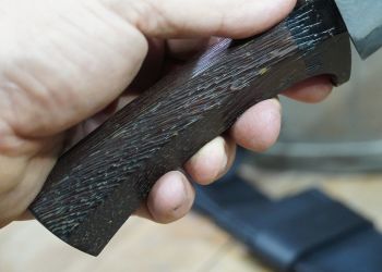 Pavel Bolf - nůž z damaškové oceli