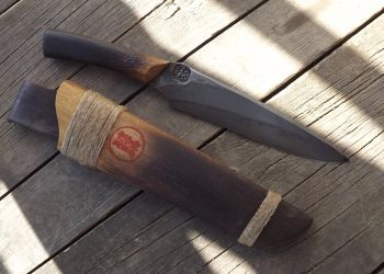 Pavel Bolf - nože z překládané oceli a oceli oroshigane 