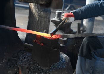 Pavel Bolf, fotogalerie kování meče školy Muramasa