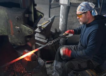 Pavel Bolf, fotogalerie kování meče školy Muramasa