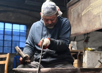 Pavel Bolf, fotogalerie kování meče školy Muramasa