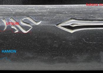 Čepel tachi s midare utsuri