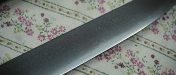 Pavel Bolf - Hira zukuri tanto in Aikuchi koshirae