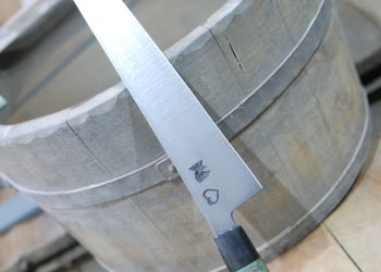 Pavel Bolf - velký damaškový kuchyňský nůž