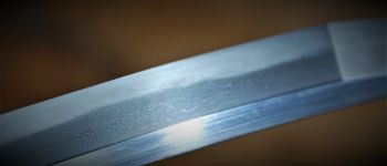Pavel Bolf - O-wakizashi, tensho koshirae, detail čepele