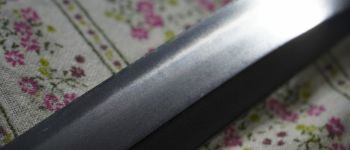 Pavel Bolf - Kanmuri otoshi zukuri tanto in Aikuchi koshirae