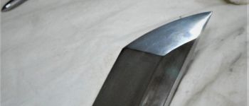 Pavel Bolf - Ichimonji katana detail hrotu