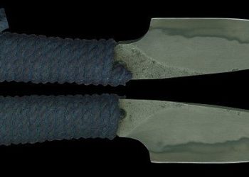 Pavel Bolf - nože z nepřekládané oceli sunobe