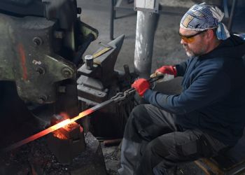 Pavel Bolf, fotogalerie kování meče školy Muramasa