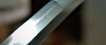 Pavel Bolf - Katana v základní nezdobené soupravě v Tenshó stylu, kissaki