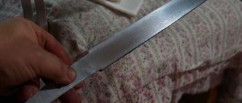 Pavel Bolf - Hira zukuri tanto in Aikuchi koshirae