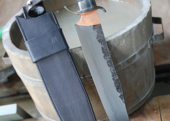 Pavel Bolf nůž z nepřekládané oceli sunobe