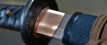 Pavel Bolf - Tachi v uchigatana koshirae, Kamakura Ichimonji styl, Habaki