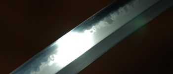 Pavel Bolf - Wakizashi ve stylu školy Ichimonji, detail čepele