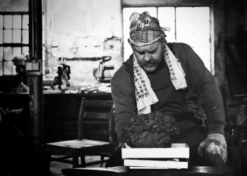 Pavel Bolf, fotogalerie kování meče školy Muramasa