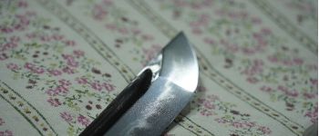 Pavel Bolf - Tachi ve stylu Kagemitsu v Tensho koshirae Detail čepele