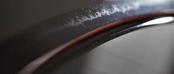 Pavel Bolf - Tachi ve stylu Kagemitsu v Tensho koshirae Detail čepele