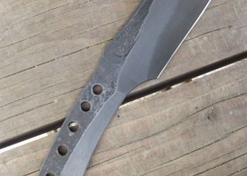 Pavel Bolf - nůž z nepřekládané oceli sunobe