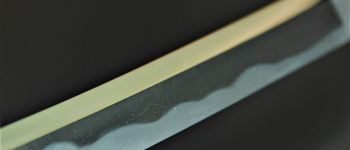 Pavel Bolf - O-wakizashi, Tensho koshirae, reprodukce Soshu stylu, detail čepele