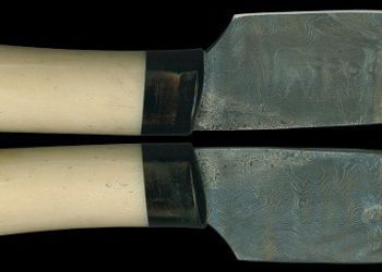 Pavel Bolf - nůž z damaškové oceli