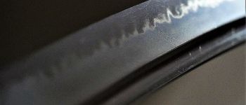 Pavel Bolf - Tachi ve stylu Kagemitsu v Tensho koshirae Detail čepele