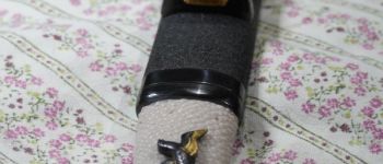 Pavel Bolf - Kanmuri otoshi zukuri tanto in Aikuchi koshirae