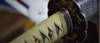 Pavel Bolf - Tachi ve stylu Kagemitsu v Tensho koshirae - Tsuba