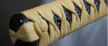 Pavel Bolf - Tachi v uchigatana koshirae, same saya, kashira