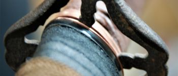 Pavel Bolf - Wakizashi shobu zukuri tsuba